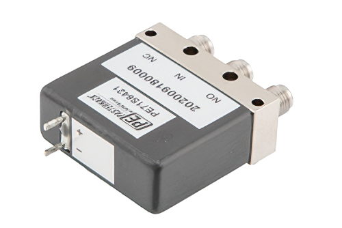 SPDT Failsafe DC to 26.5 GHz Electro-Mechanical Relay Switch, Up To 90W, 28V, 2M Lifecycles, SMA