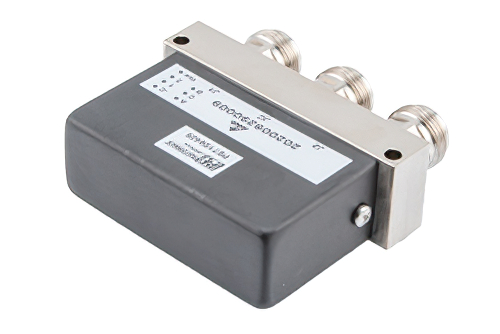 SPDT Latching Self Cut-Off DC to 12 GHz Electro-Mechanical Relay Switch, TTL, Up To 600W, 5M Lifecycles, Suppression Diodes, 28V, N