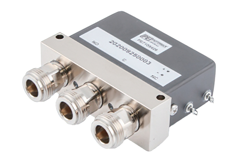 SPDT Failsafe DC to 10 GHz Electro-Mechanical Relay Switch, Up To 600W, 12V, 2M Lifecycles, N