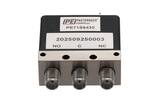 SPDT Failsafe DC to 26.5 GHz Electro-Mechanical Relay Switch, Up To 90W, 24V, 2M Lifecycles, SMA