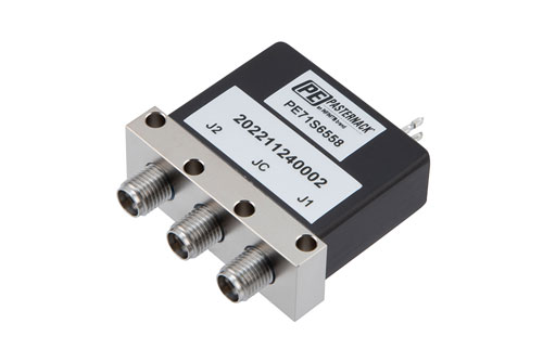 SPDT Electromechanical Relay Latching Switch, +COM, DC to 43 GHz, 10W, 28VDC, 2.92mm