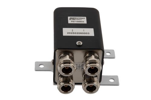 Transfer Electromechanical Relay Failsafe Switch, DC  to 18 GHz, 12V, N, 1M Lifecycles