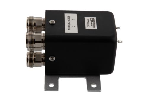 Transfer Electromechanical Relay Failsafe Switch, DC  to 18 GHz, 12V, N, 1M Lifecycles