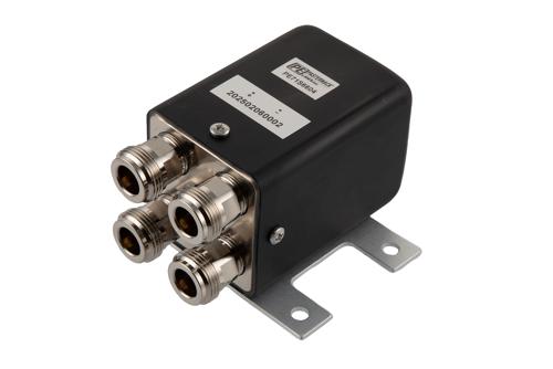 Transfer Electromechanical Relay Failsafe Switch, DC  to 18 GHz, 28V, N, 1M Lifecycles