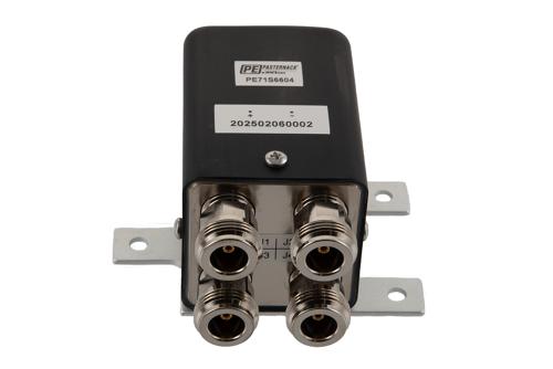 Transfer Electromechanical Relay Failsafe Switch, DC  to 18 GHz, 28V, N, 1M Lifecycles