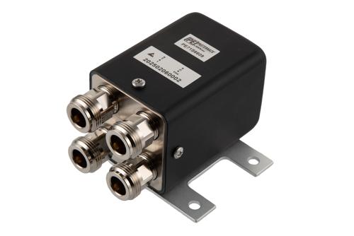 Transfer Electromechanical Relay Latching Switch, DC  to 18 GHz, 28V, Self Cut off, TTL, Diodes, N, 1M Lifecycles