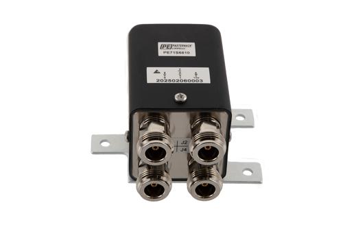 Transfer Electromechanical Relay Latching Switch, DC  to 18 GHz, 12V, Self Cut off, TTL, Indicators, Diodes, N, 1M Lifecycles