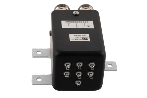 Transfer Electromechanical Relay Latching Switch, DC  to 18 GHz, 28V, Self Cut off, TTL, Indicators, Diodes, N, 1M Lifecycles