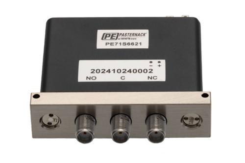 SPDT Electromechanical Relay Failsafe Switch, Terminated, DC to 26.5 GHz, 90W, 12V, SMA, 2M Lifecycles