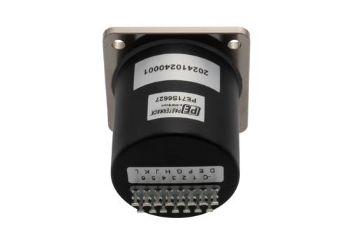 SP6T Electromechanical Relay Normally Open Switch, DC to 43 GHz, up to 10W, 28V, 2.92 mm, 2M Lifecycles