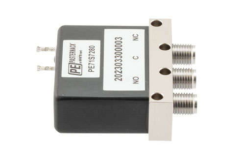 SPDT, Electromechanical Relay Failsafe Switch, DC to 43 GHz, 28VDC, 10W, Solder Terminals, 2.92mm