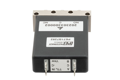 SPDT, Electromechanical Relay Failsafe Switch, DC to 43 GHz, 28VDC, 10W, Indicators, TTL, Diodes, Solder Terminals, 2.92mm