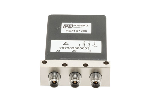 SPDT, Electromechanical Relay Latching Switch, DC to 43 GHz, 28VDC, 5W, Indicators, TTL, Diodes, Self Cut-Off, Solder Terminals, 2.92mm