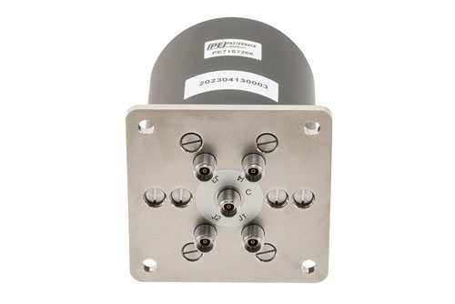 SP4T, Electromechanical Relay Latching Switch, DC to 43 GHz, 28VDC, 5W, Reset, D-Sub, 2.92mm