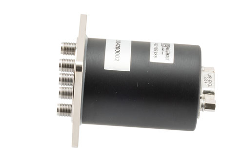 SP4T, Electromechanical Relay Normally Open Switch, DC to 43 GHz, 28VDC, 10W, D-Sub, 2.92mm