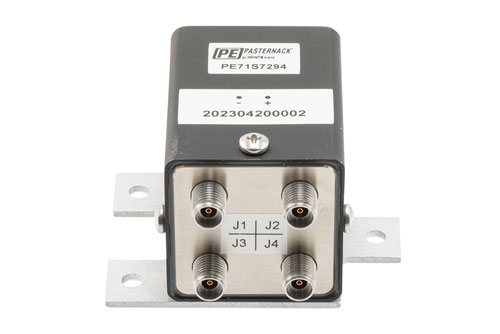 Transfer, Electromechanical Relay Failsafe Switch, DC to 43 GHz, 12VDC, 10W, Solder Terminals, 2.92mm