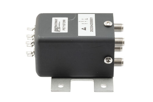 Transfer, Electromechanical Relay Latching Switch, DC to 43 GHz, 12VDC, 5W, Indicators, TTL, Diodes, Self Cut-Off, Solder Terminals, 2.92mm