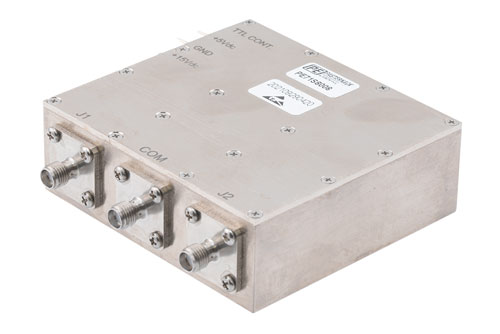 SPDT PIN Diode Swtich Operating from 500 MHz to 3 GHz up to 30 Watts (+44.77 dBm) Hot Switching and SMA