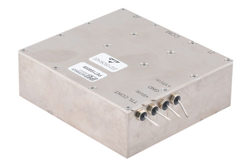SPDT PIN Diode Swtich Operating from 500 MHz to 3 GHz up to 30 Watts (+44.77 dBm) Hot Switching and SMA