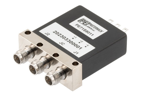 SPDT, Electromechanical Relay Latching Switch, DC to 53GHz, 28VDC, Solder Terminal, 2.4mm