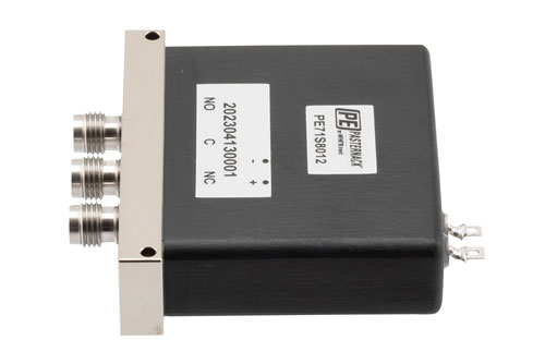 SPDT, Terminated, Electromechanical Relay Failsafe Switch, DC to 53GHz, 28VDC, Solder Terminal, 2.4mm