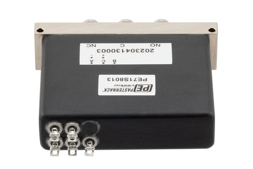 SPDT, Terminated, Electromechanical Relay Failsafe Switch, DC to 53GHz, 28VDC, Indicators, Solder Terminal, 2.4mm