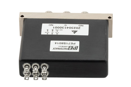 SPDT, Terminated, Electromechanical Relay Failsafe Switch, DC to 53GHz, 28VDC, Indicators, TTL, Diodes, Solder Terminal, 2.4mm