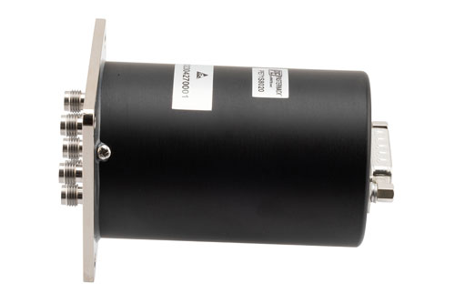 SP6T, Electromechanical Relay Latching Switch, DC to 52GHz, 28VDC, Indicators, TTL, Diodes, Reset, D-Sub, 2.4mm