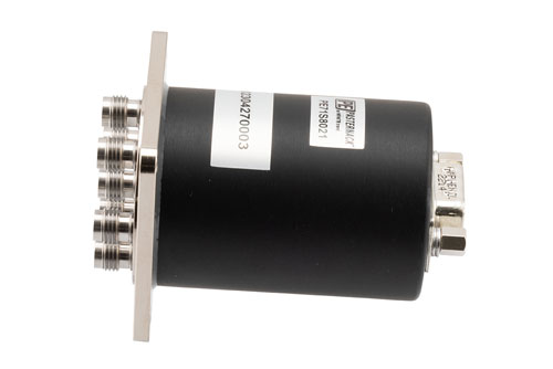 SP6T, Electromechanical Relay Normally Open Switch, DC to 52GHz, 28VDC, D-Sub, 2.4mm