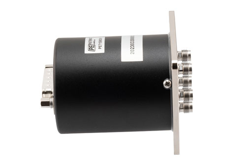 SP6T, Terminated, Electromechanical Relay Latching Switch, DC to 52GHz, 28VDC, Reset, D-Sub, 2.4mm