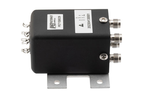 Transfer, Electromechanical Relay Latching Switch, DC to 52GHz, 28VDC, Indicators, TTL, Diodes, Solder Terminal, 2.4mm