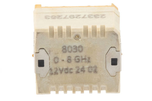 SPDT Electromechanical Relay Failsafe Switch, DC to 8 GHz, up to 70W, 12V, Hot Switching, SMT, 2M Lifecycles