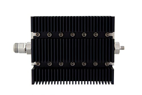 10 dB Fixed Attenuator, N Female To SMA Female Directional Black Anodized Aluminum Heatsink Body Rated To 100 Watts Up To 6 GHz