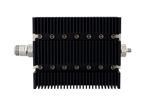 30 dB Fixed Attenuator, N Female To SMA Female Directional Black Anodized Aluminum Heatsink Body Rated To 100 Watts Up To 6 GHz