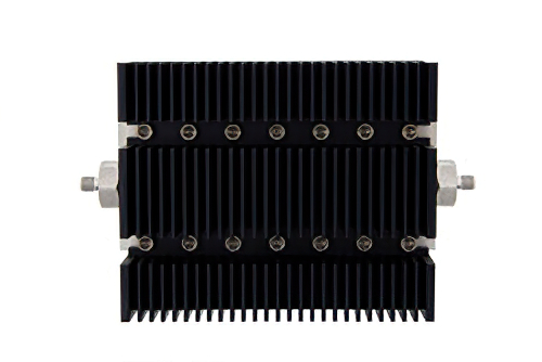 6 dB Fixed Attenuator, SMA Female To SMA Female Directional Black Anodized Aluminum Heatsink Body Rated To 100 Watts Up To 6 GHz