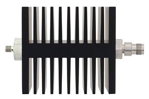 20 dB Fixed Attenuator, SMA Female To TNC Female Directional Black Anodized Aluminum Heatsink Body Rated To 50 Watts Up To 18 GHz