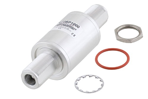 Type N F/F In/Out Bulkhead Coax RF Surge Protector 698MHz - 2.7GHz DC Block 500W IP67 .01uJ 40KA Filter BiDirect