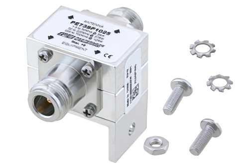 Type N F/F In/Out Coax RF Surge Protector 1.5MHz - 700MHz DC Block 2kW 3.5mJ 50kA Blocking Cap and Gas Tube