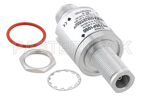 Type N F/F In/Out Bulkhead Coax RF Surge Protector, 1.8GHz - 6GHz, DC  Block, 10W, IP67, 18kA, Filter