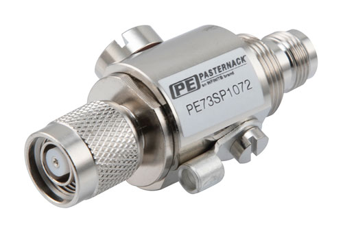 RF Surge Protector, Reverse Polarity TNC F/M, DC - 6GHz, DC Pass 60Vdc