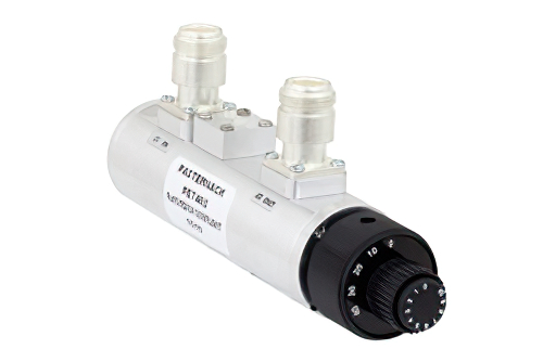 0 to 50 dB Dial Step Attenuator, N Female To N Female With 1 dB Step Rated To 2 Watts Up To 2.7 GHz