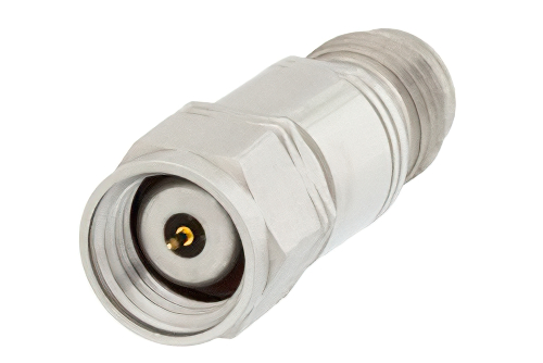 6 dB Fixed Attenuator, 1.85mm Male to 1.85mm Female Passivated Stainless Steel Body Rated to 1 Watt Up to 65 GHz
