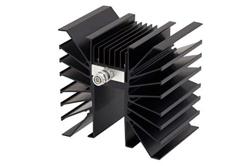 3 dB Fixed Attenuator, TNC Male To TNC Male Directional Black Aluminum Heatsink Body Rated To 300 Watts Up To 3 GHz
