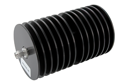 30 dB Fixed Attenuator, SMA Male to SMA Female Directional Black Anodized Aluminum Heatsink Body Rated to 100 Watts Up to 18 GHz