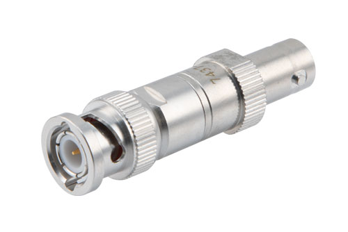 6dB 50ohm fixed attenuator BNC plug to BNC jack 4GHz rated 2 watt