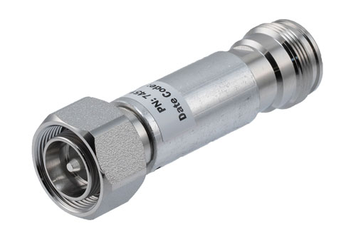 3 dB Fixed Attenuator, 4.3-10 Male to 4.3-10 Female Rated to 2 Watts Up to 6 GHz