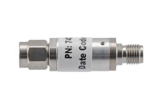 0 dB Fixed Attenuator, 3.5mm Male to 3.5mm Female Aluminum Body Rated to 2 Watts Up to 26.5 GHz