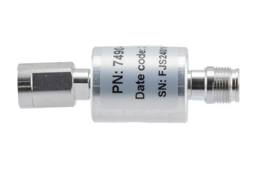 6 dB Fixed Attenuator, NEX10 Male to NEX10 Female Aluminum Body Rated to 5 Watts Up to 6 GHz
