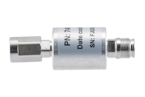 20 dB Fixed Attenuator, NEX10 Male to NEX10 Female Aluminum Body Rated to 10 Watts Up to 6 GHz