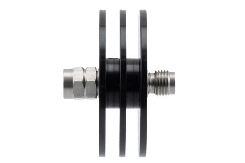 20 dB Fixed Attenuator, 2.4mm Male to 2.4mm Female Aluminum Body Rated to 5 Watts Up to 50 GHz